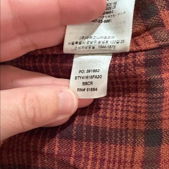 Patagonia Organic Cotton Driving Song Flannel SZ M VGUC - Picture 7 of 7